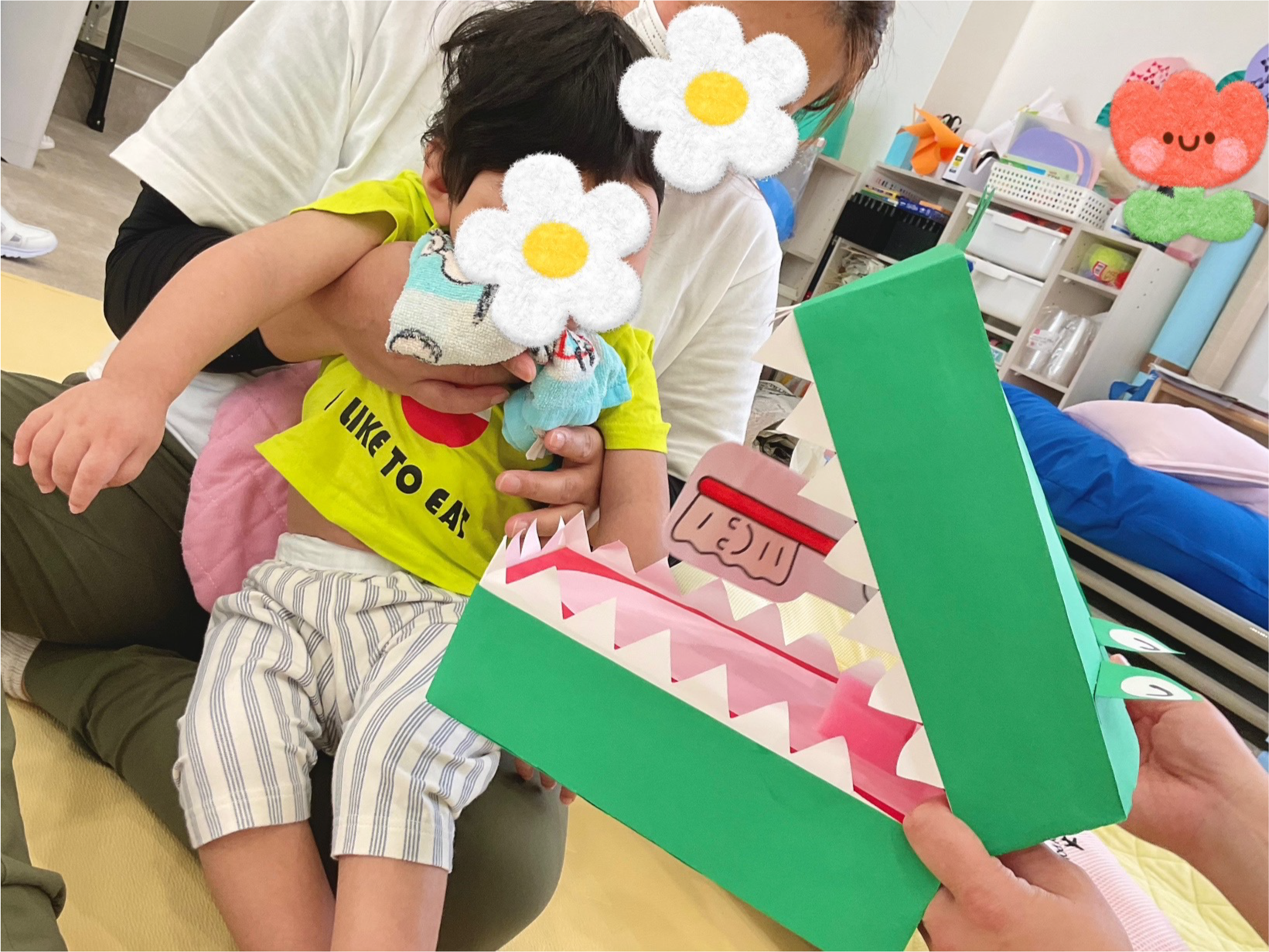 関西、兵庫県、神戸市北区にある重症心身障がい・医療的ケアに対応した児童発達支援施設「こどもデイ　はれいろ」の虫歯予防デーのイベントです。