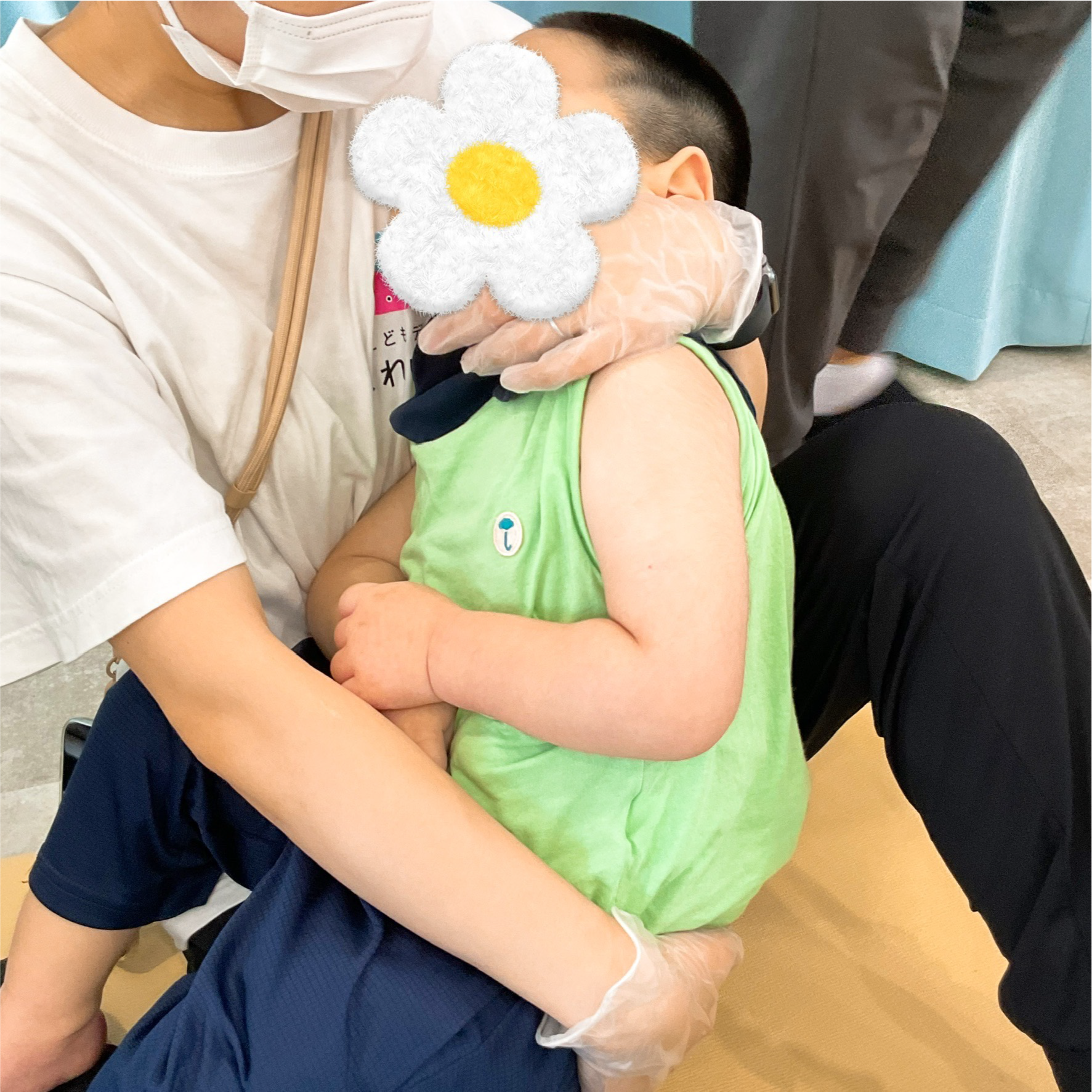 関西、兵庫県、神戸市北区にある重症心身障がい・医療的ケアに対応した児童発達支援施設「こどもデイ　はれいろ」では講師の方をお招きしてオムツ勉強会を実施しました。