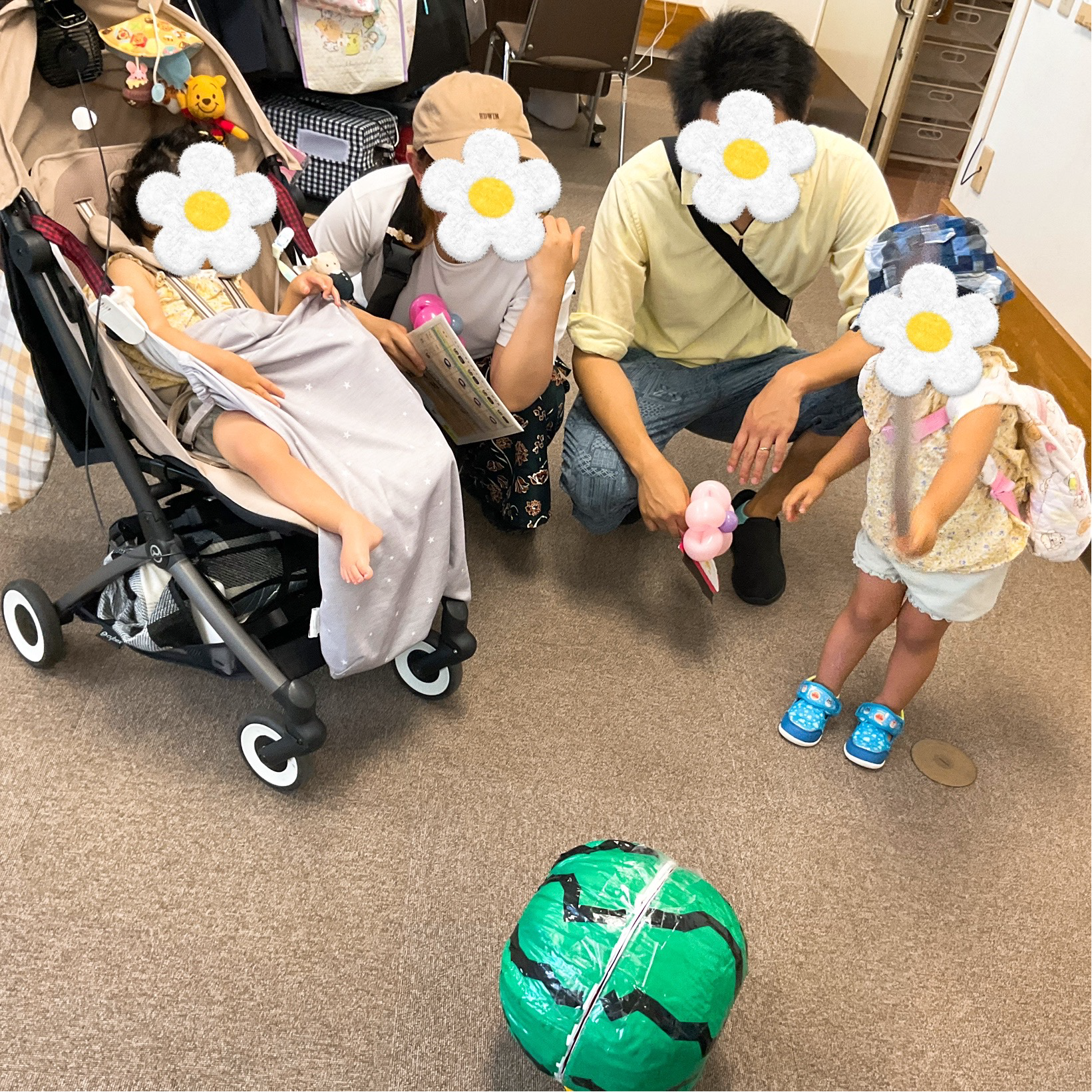 関西、兵庫県、神戸市北区にある重症心身障がい・医療的ケアに対応した児童発達支援施設「こどもデイ　はれいろ」では、初めての夏祭りをしあわせの村で開催しました。