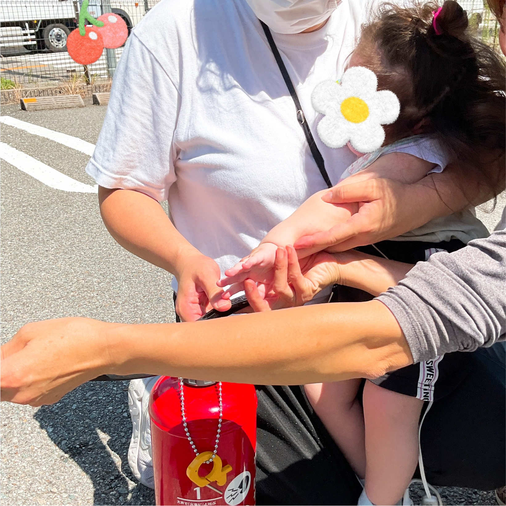 兵庫県神戸市北区、医療的ケア対応、重心型児童発達支援「こどもデイはれいろ」では、消化訓練、避難訓練を行いました。