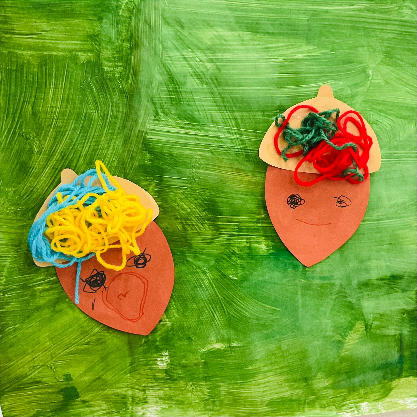 どんぐり作り🧶