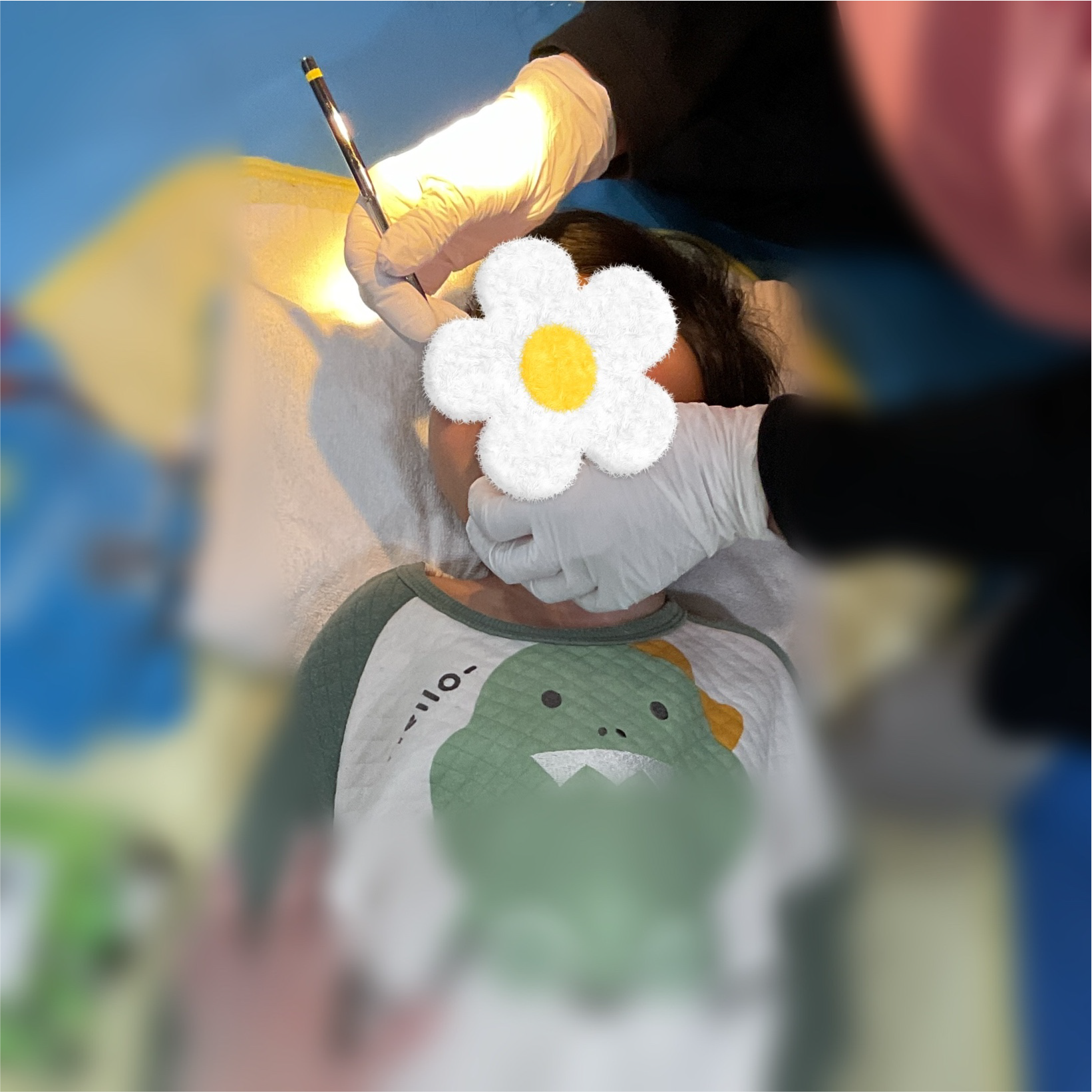 関西、兵庫県、神戸市北区にある重症心身障がい・医療的ケアに対応した児童発達支援施設、居宅訪問型児童発達支援「こどもデイ　はれいろ」です。今日から歯科検診が始まりました！