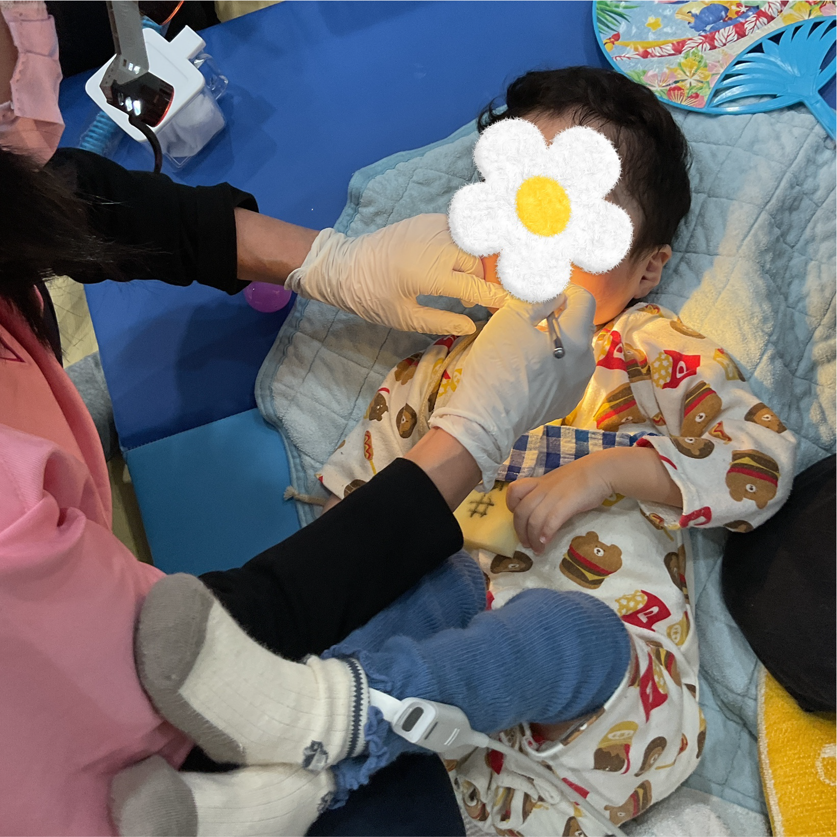 兵庫県神戸市北区の重症心身障がい・医療的ケアに対応した児童発達支援、居宅訪問型児童発達支援「こどもデイ　はれいろ」です、今日から歯科検診です！